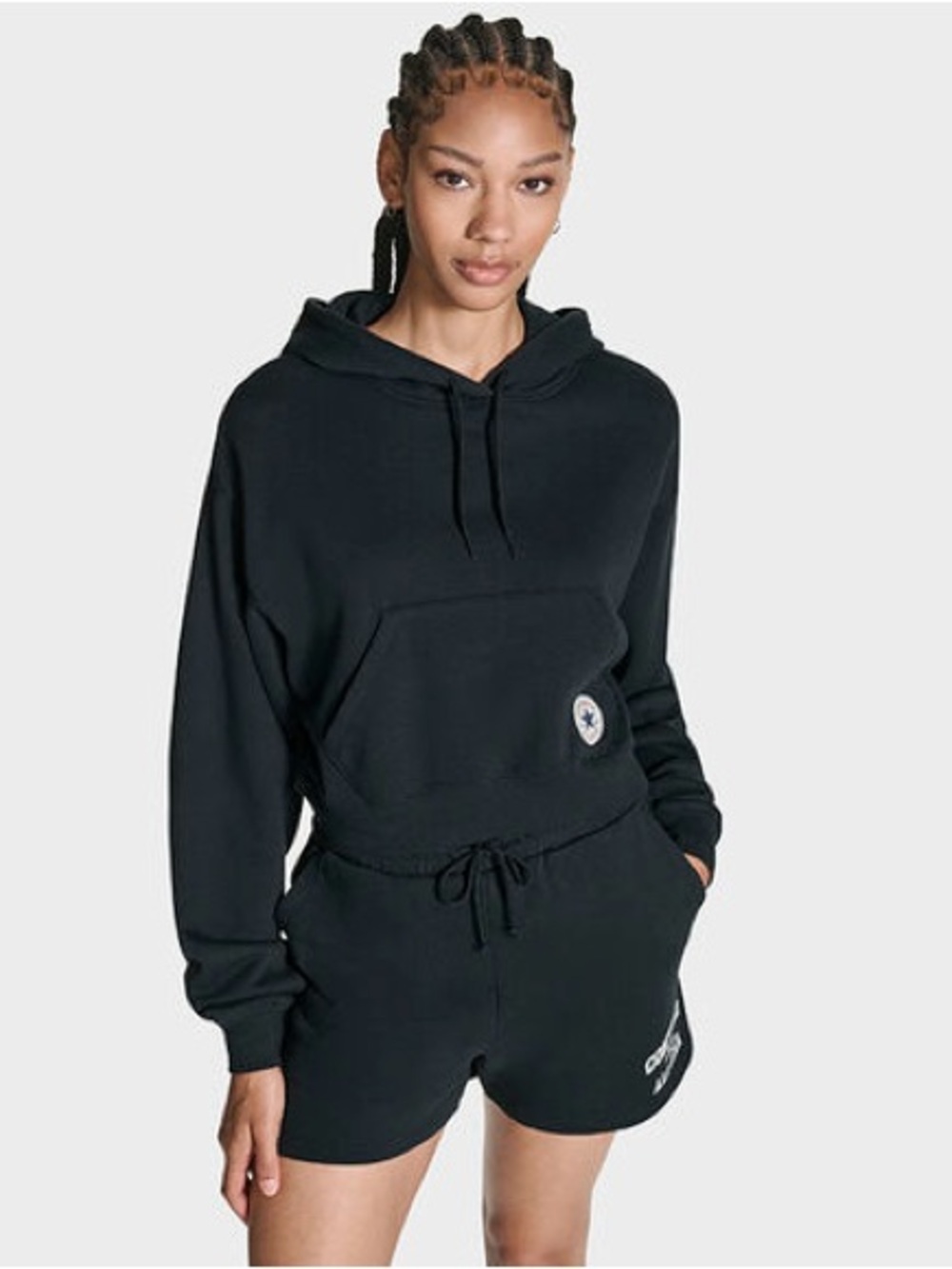 Converse
CHUCK CROPPED HOODIE - Hoodie - black size small